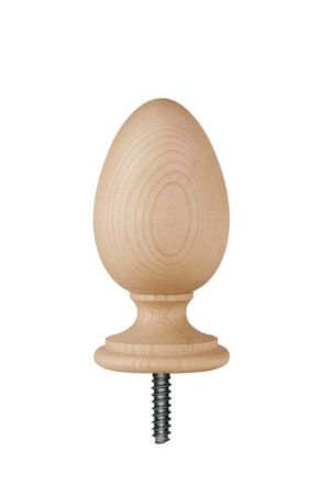 WOOD FINIAL UNFINISHED FOR BED OR FURNITURE  FINIAL  #68 