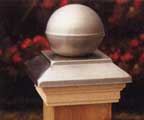 stainless ball top cap stainless